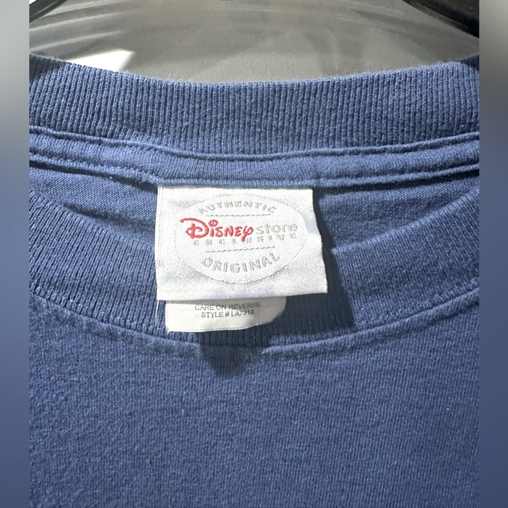 90s Disney Blue Mickey Mouse Short Sleeve Tee - Picture 3 of 7